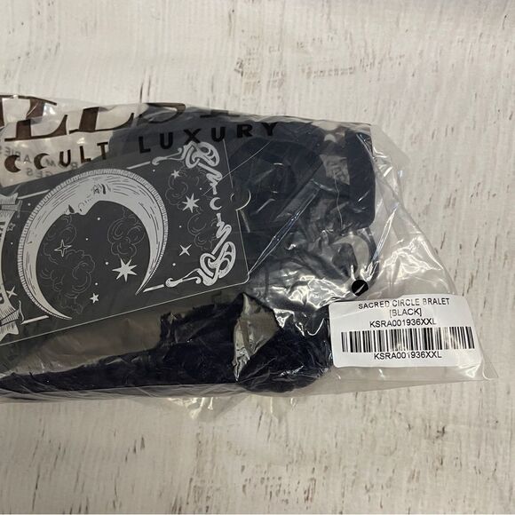 NWT Killstar black lace sacred circle bralette - Picture 7 of 7